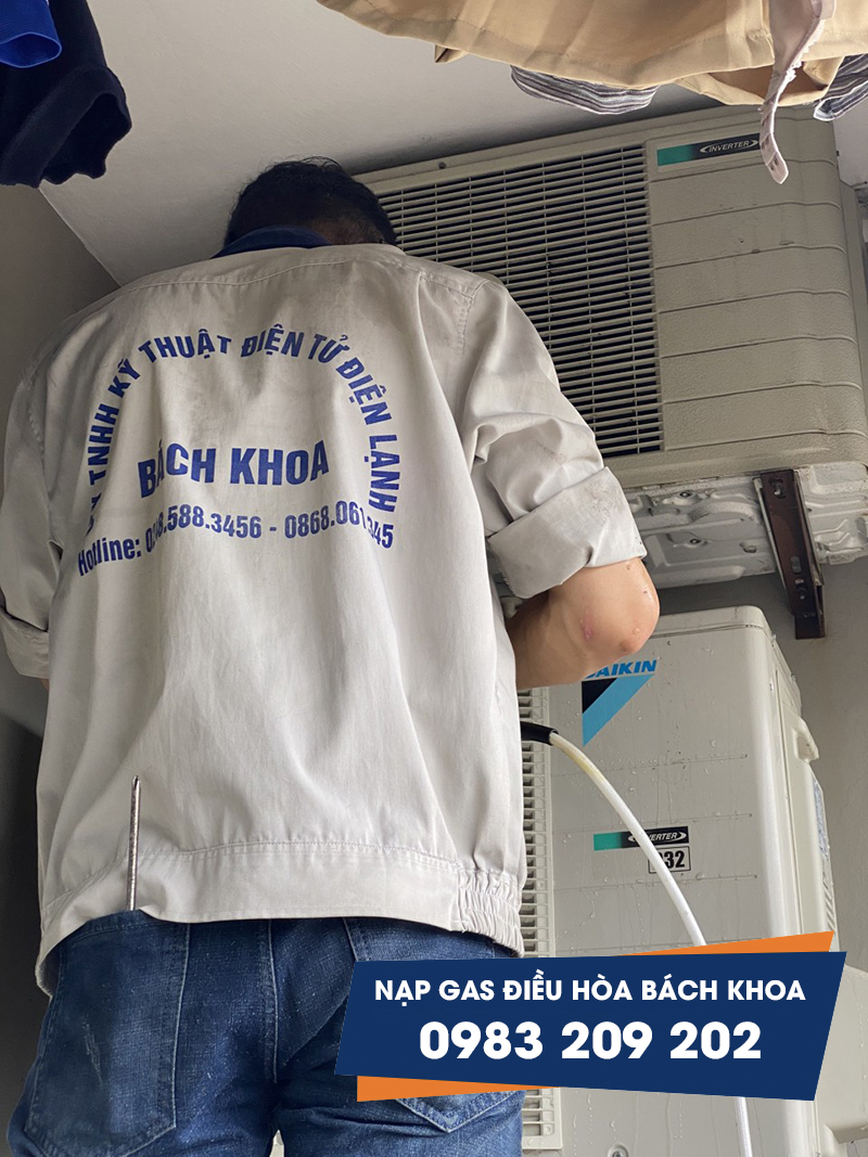 Nạp gas điều hòa Bách Khoa