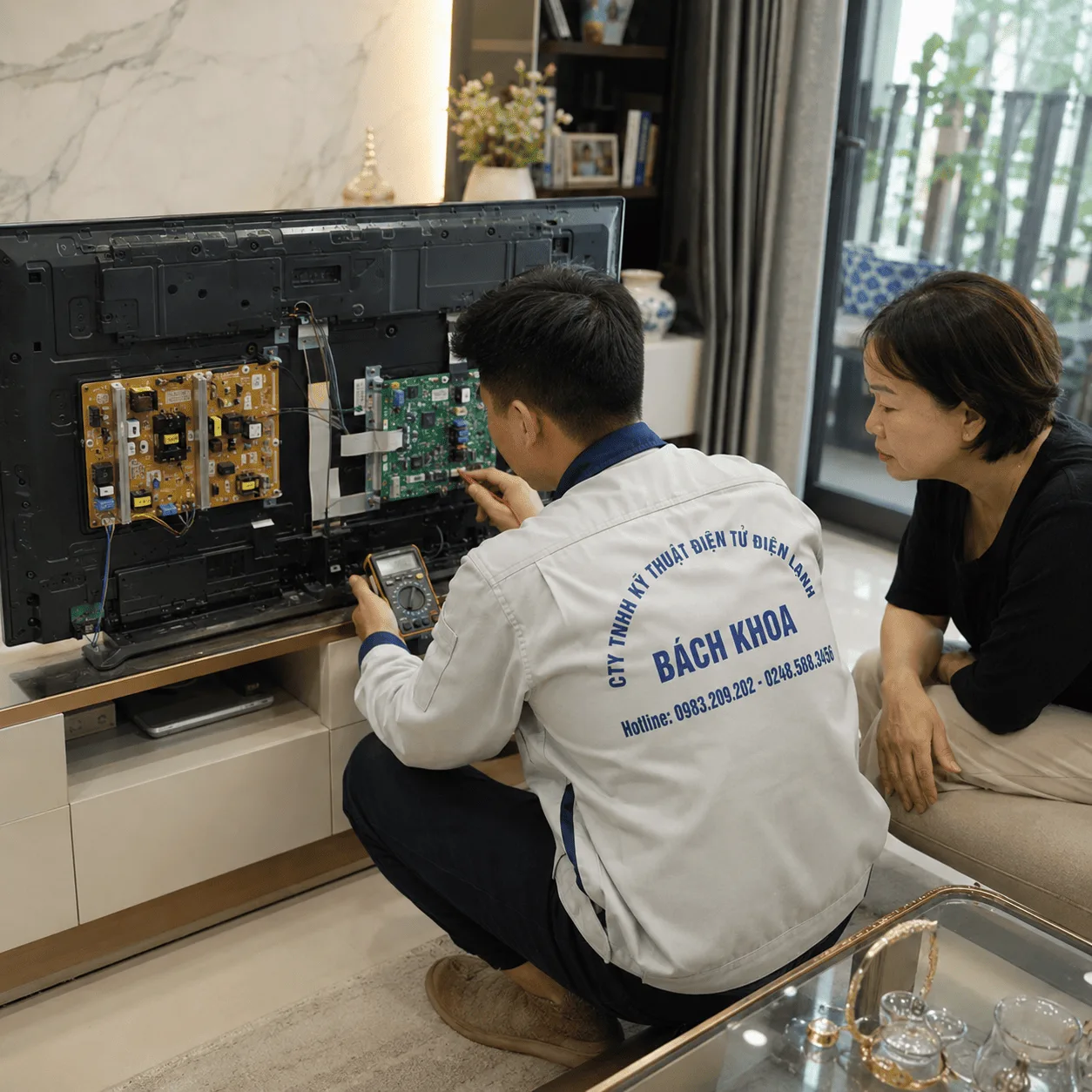 sửa tivi tại nhà quận Hoàn Kiếm