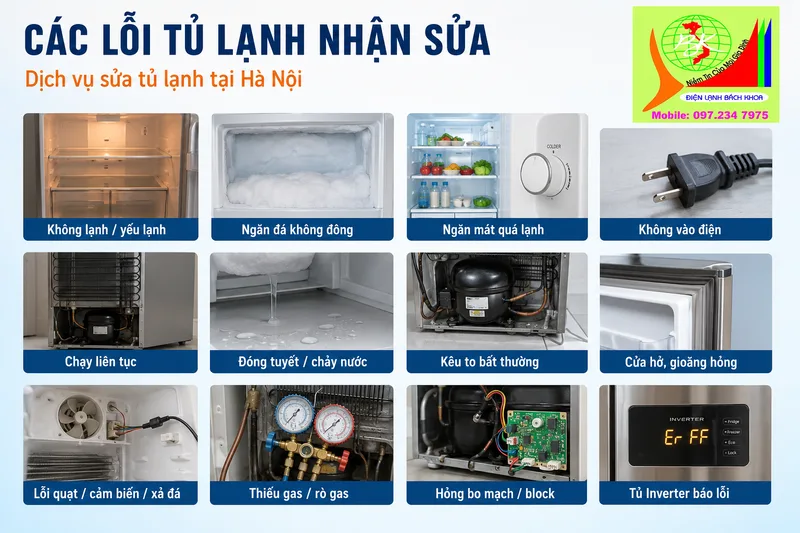 sửa tủ lạnh tại nhà
