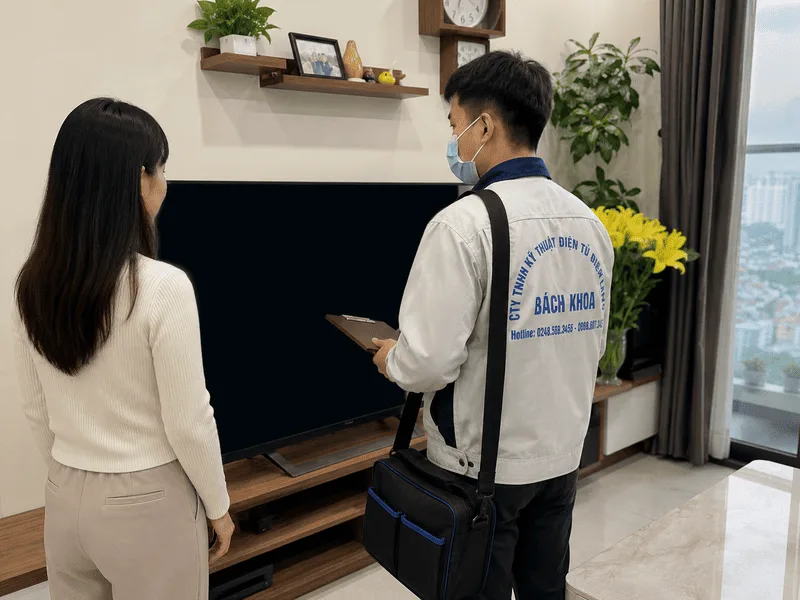 tivi sony không lên màn hình