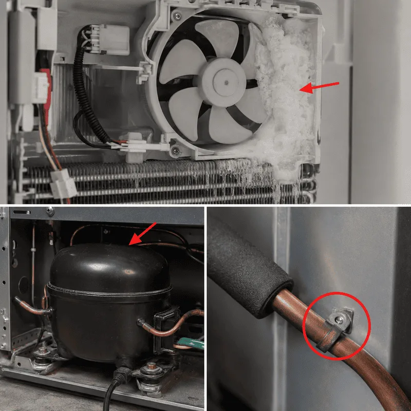 Tại sao tủ lạnh kêu rè rè liên tục? 6 lý do và cách sửa tại nhà tủ lạnh bị kêu rè rè
