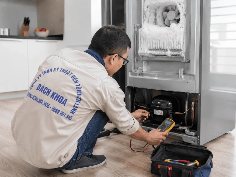 tủ lạnh kêu tạch tạch