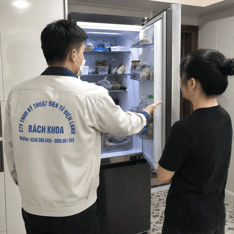 tủ lạnh không lạnh