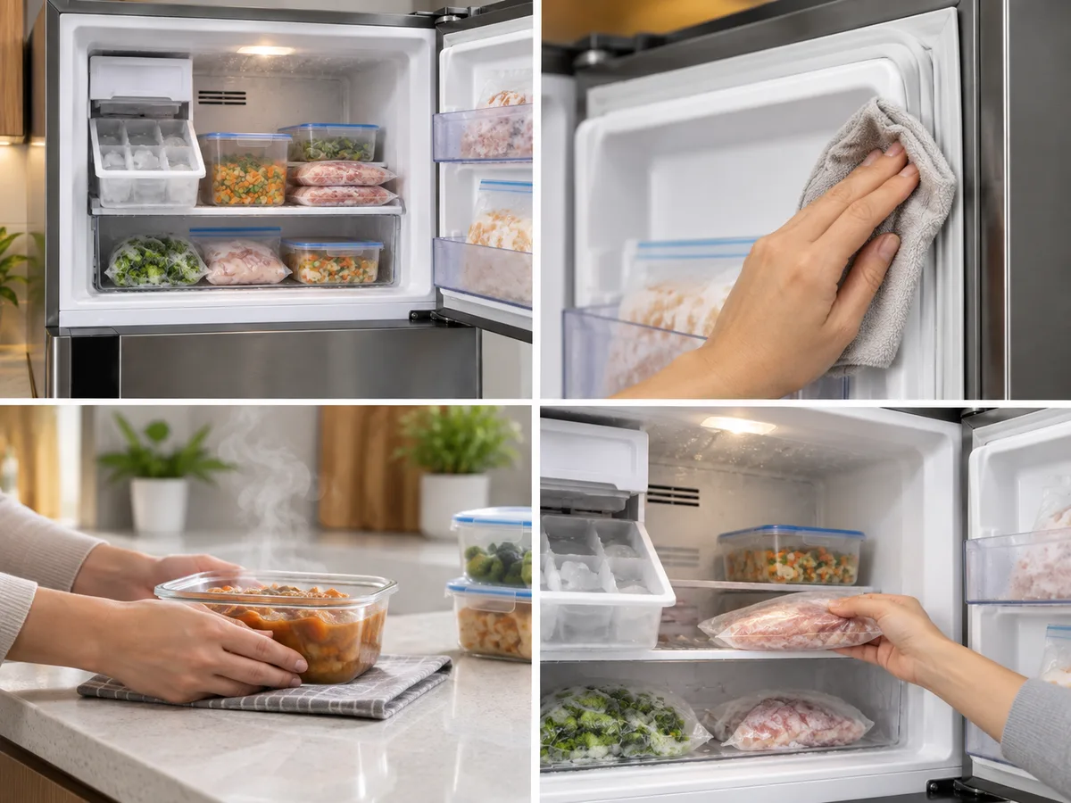 Bảo dưỡng giúp hạn chế tủ lạnh Panasonic không đông đá