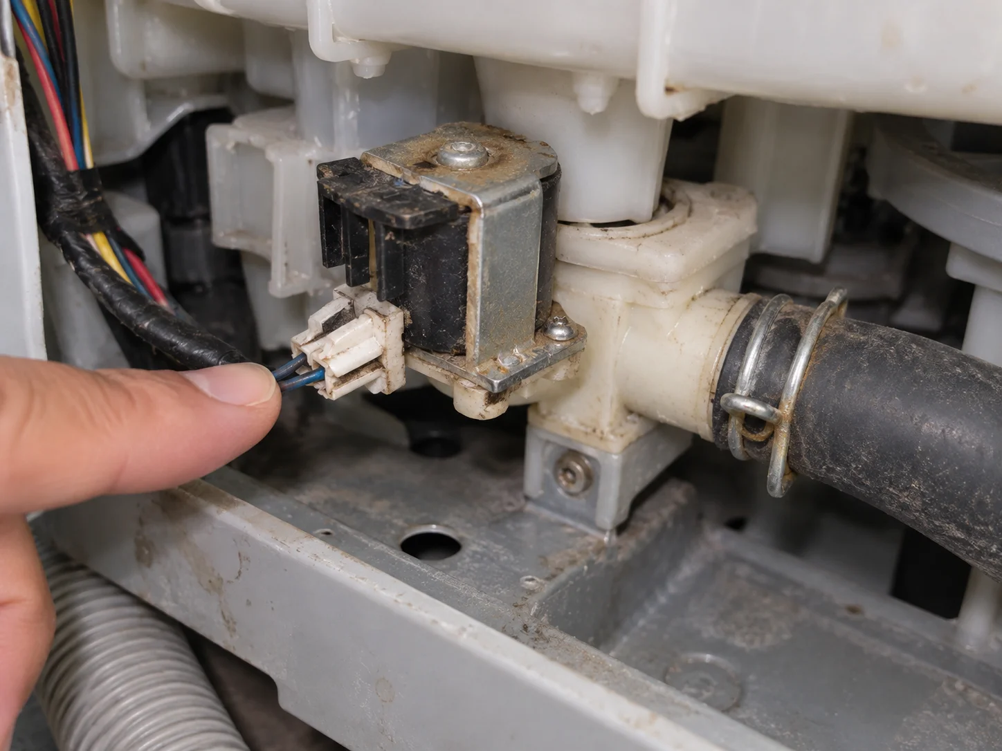 Motor kéo xả máy giặt Toshiba gặp sự cố khiến máy báo lỗi E1