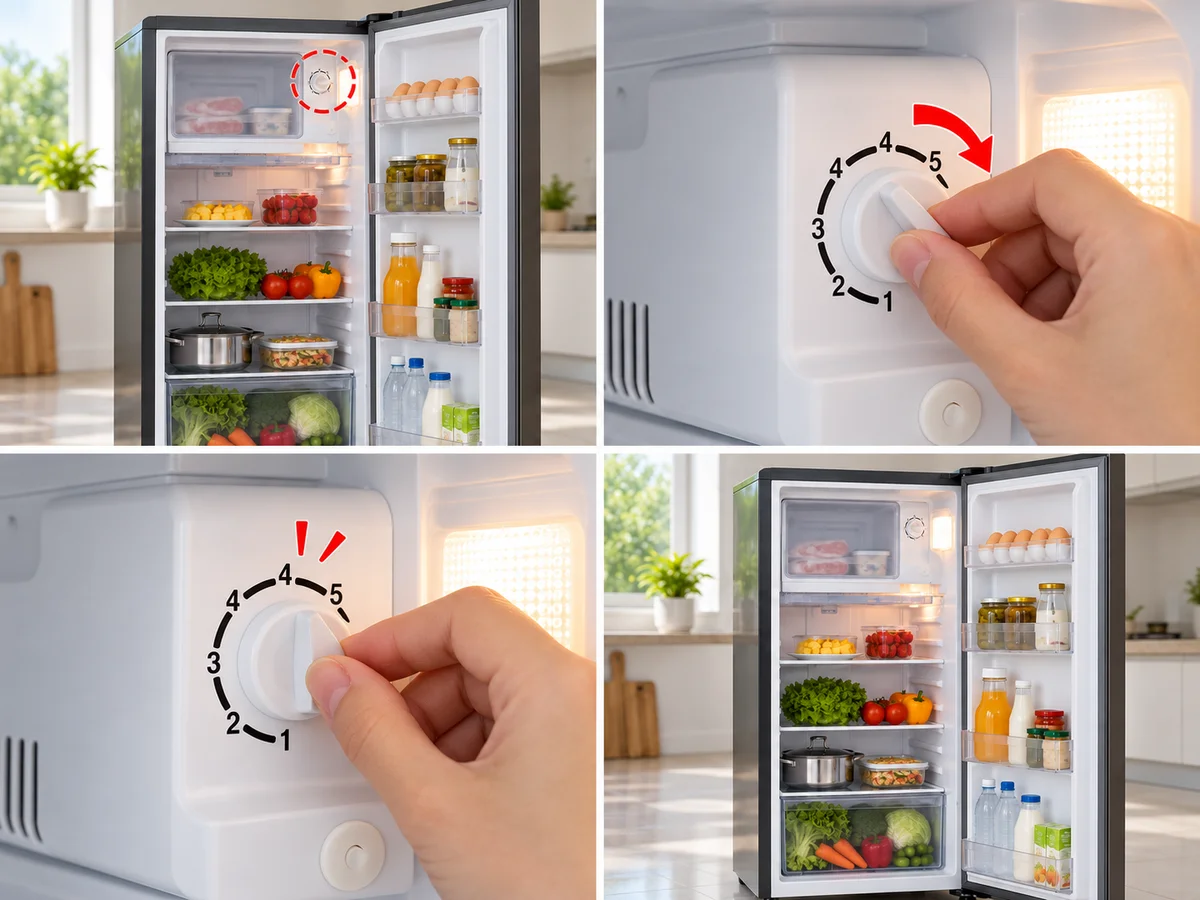 Hướng dẫn chỉnh nút điều chỉnh nhiệt độ tủ lạnh Hitachi 1 cánh