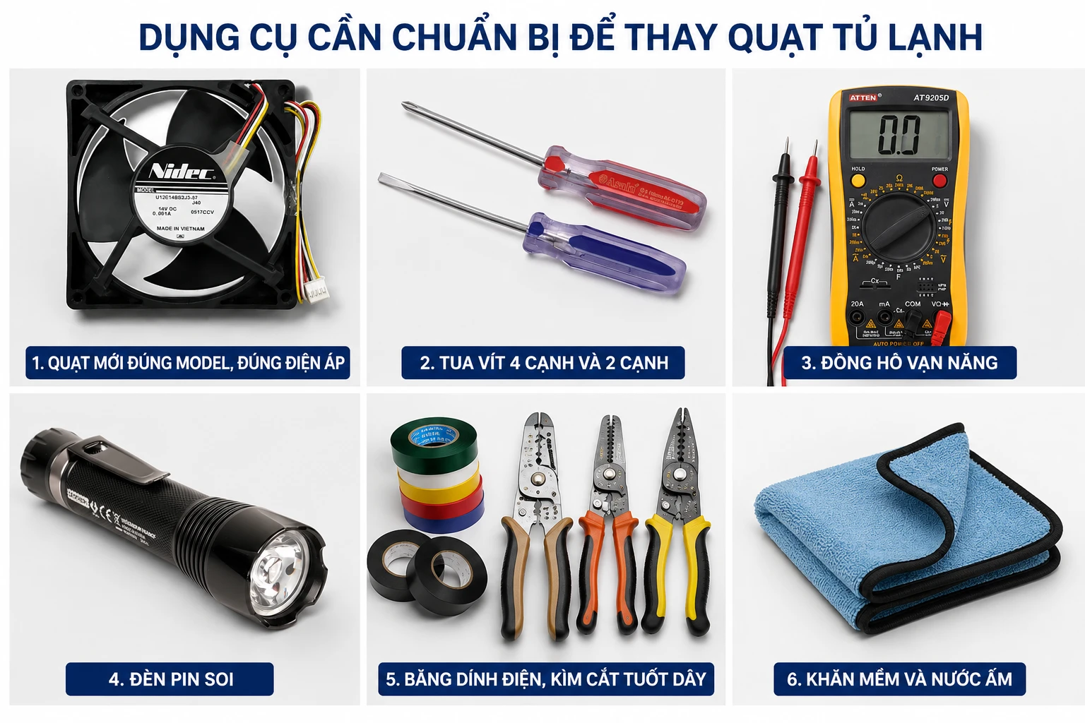 Quạt tủ lạnh không chạy, lúc chạy lúc không: Nguyên nhân, cách sửa quạt tủ lạnh lúc chạy lúc không