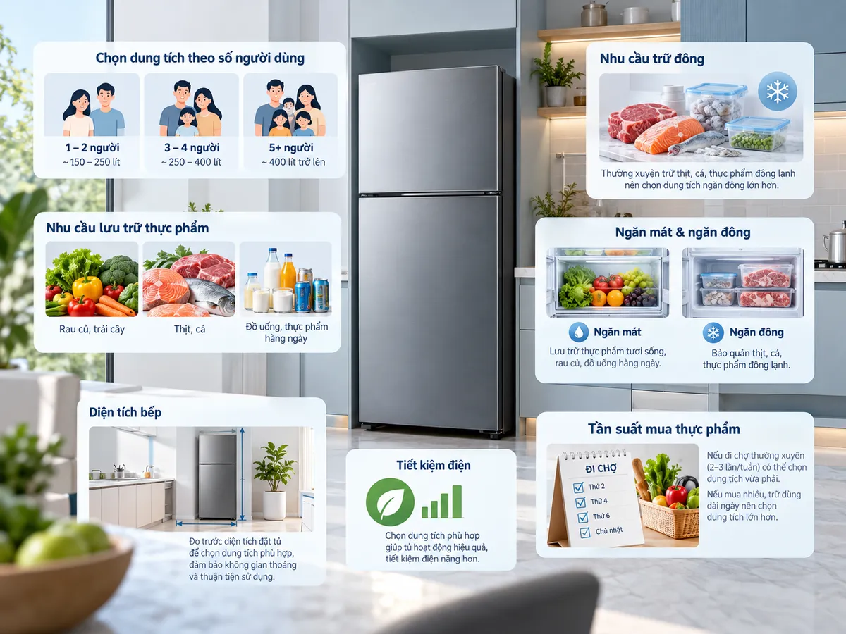 Tổng hợp kích thước tủ lạnh 2 cánh Samsung của 10 mẫu phổ biến Tủ lạnh 2 cánh Samsung kích thước phù hợp gia đình
