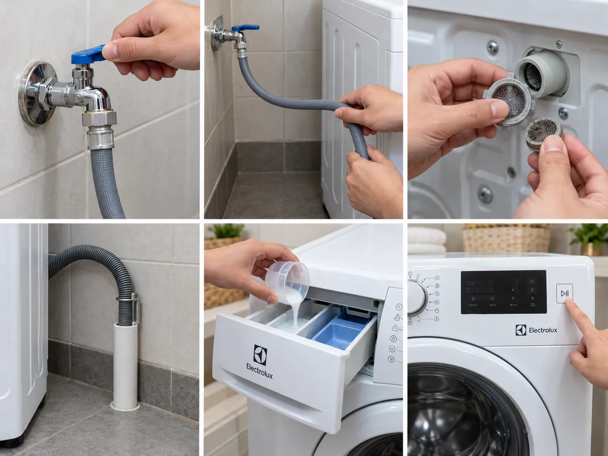 Lỗi E10 máy giặt Electrolux - Hướng dẫn kiểm tra và khắc phục tại nhà