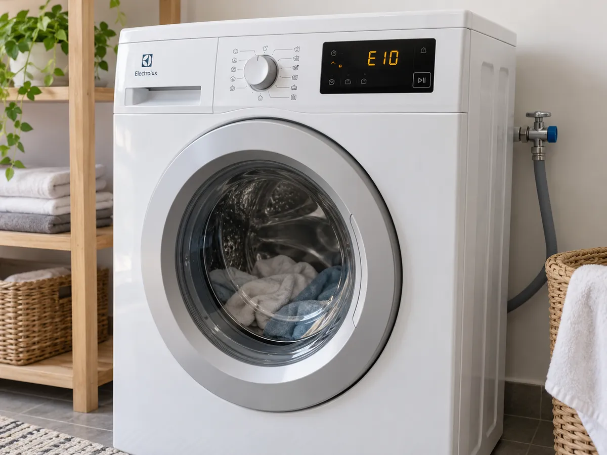 Lỗi E10 máy giặt Electrolux - Dấu hiệu, nguyên nhân và cách khắc phục tại nhà