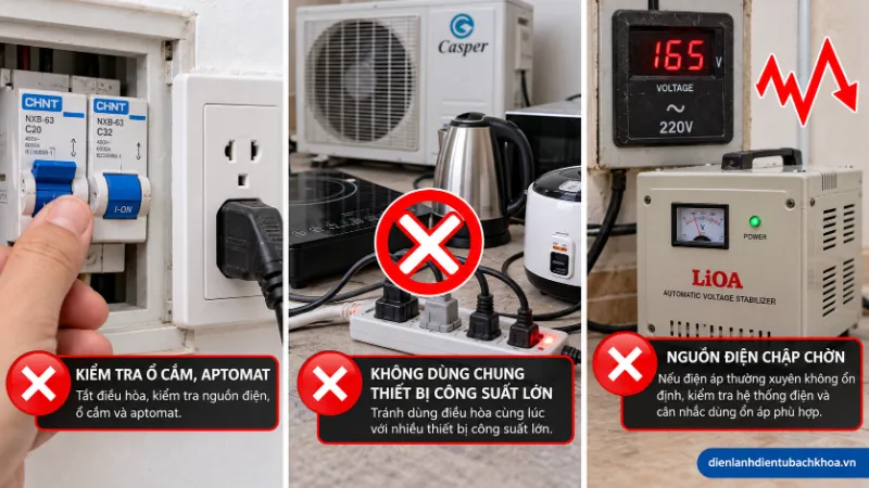lỗi E5 điều hoà Casper