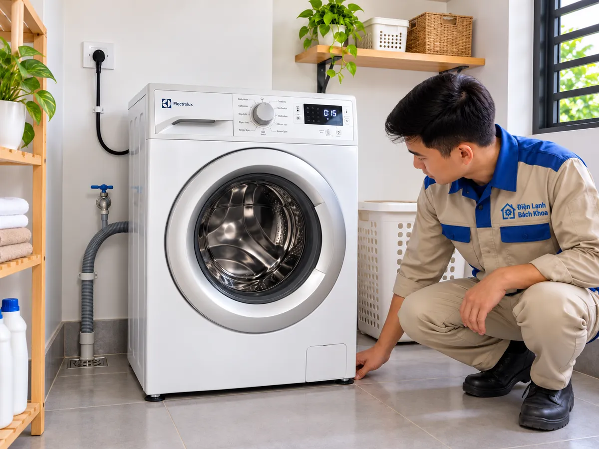 lỗi E91 máy giặt Electrolux