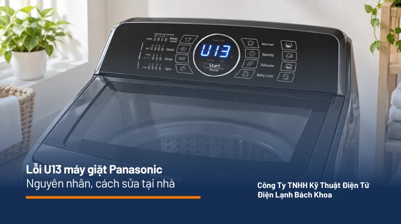 lỗi U13 máy giặt Panasonic