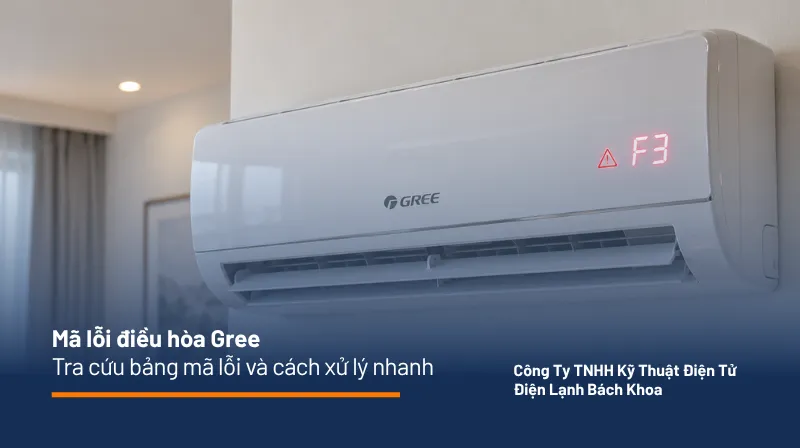 Mã lỗi điều hòa Gree