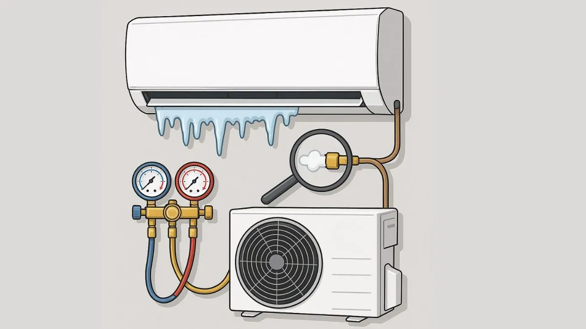 Dấu hiệu điều hòa cần thay gas