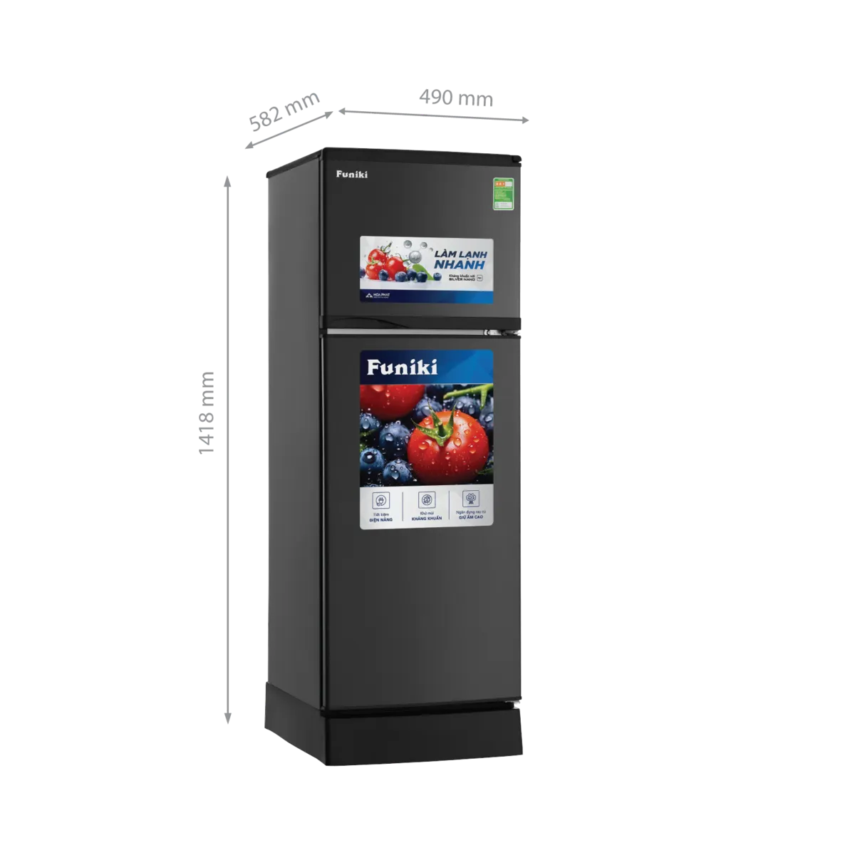 Tủ lạnh mini không đông tuyết Funiki FR-152CI.1